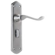 Windsor Privacy Lever Set, Satin Chrome