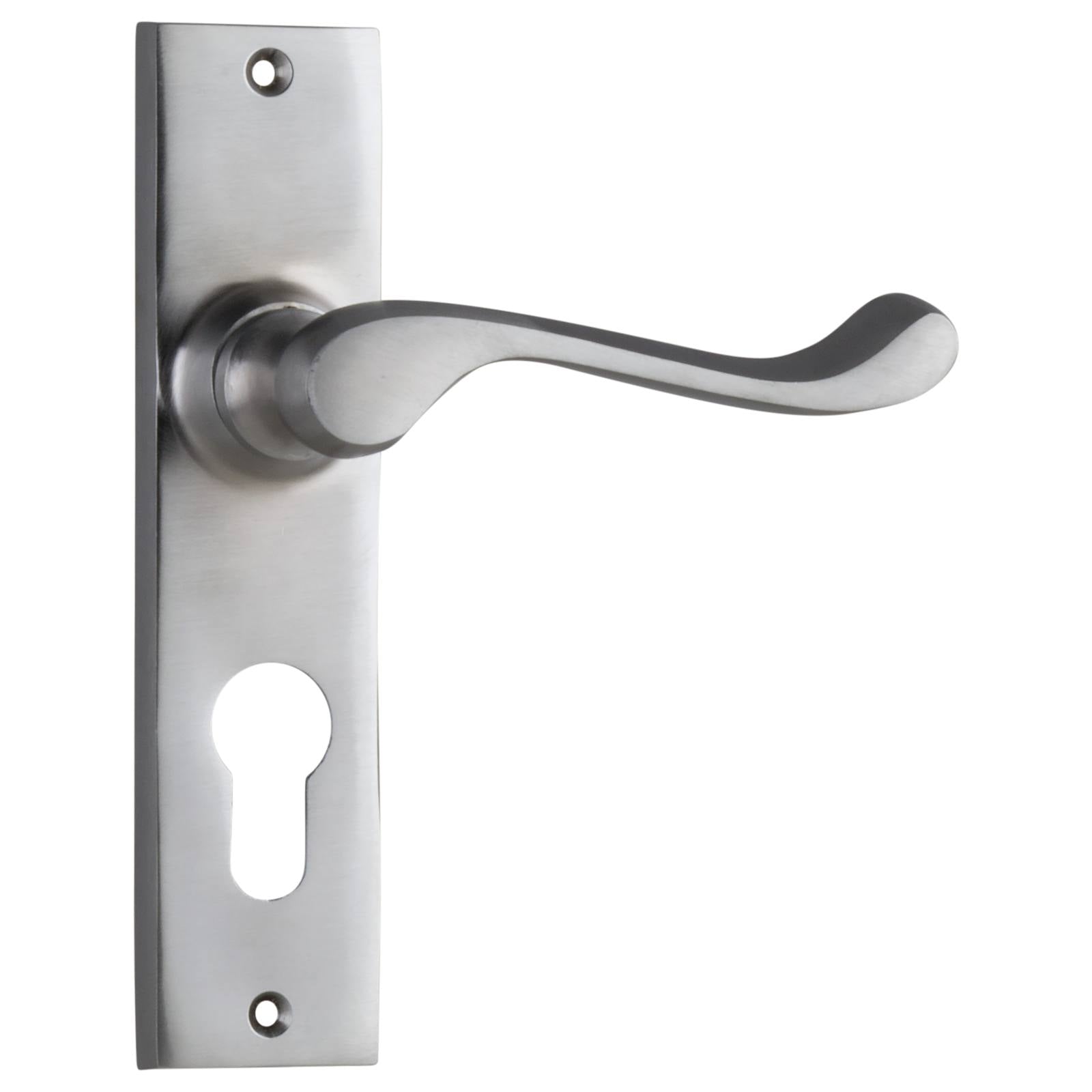 Fremantle Euro Lever Set, Satin Chrome