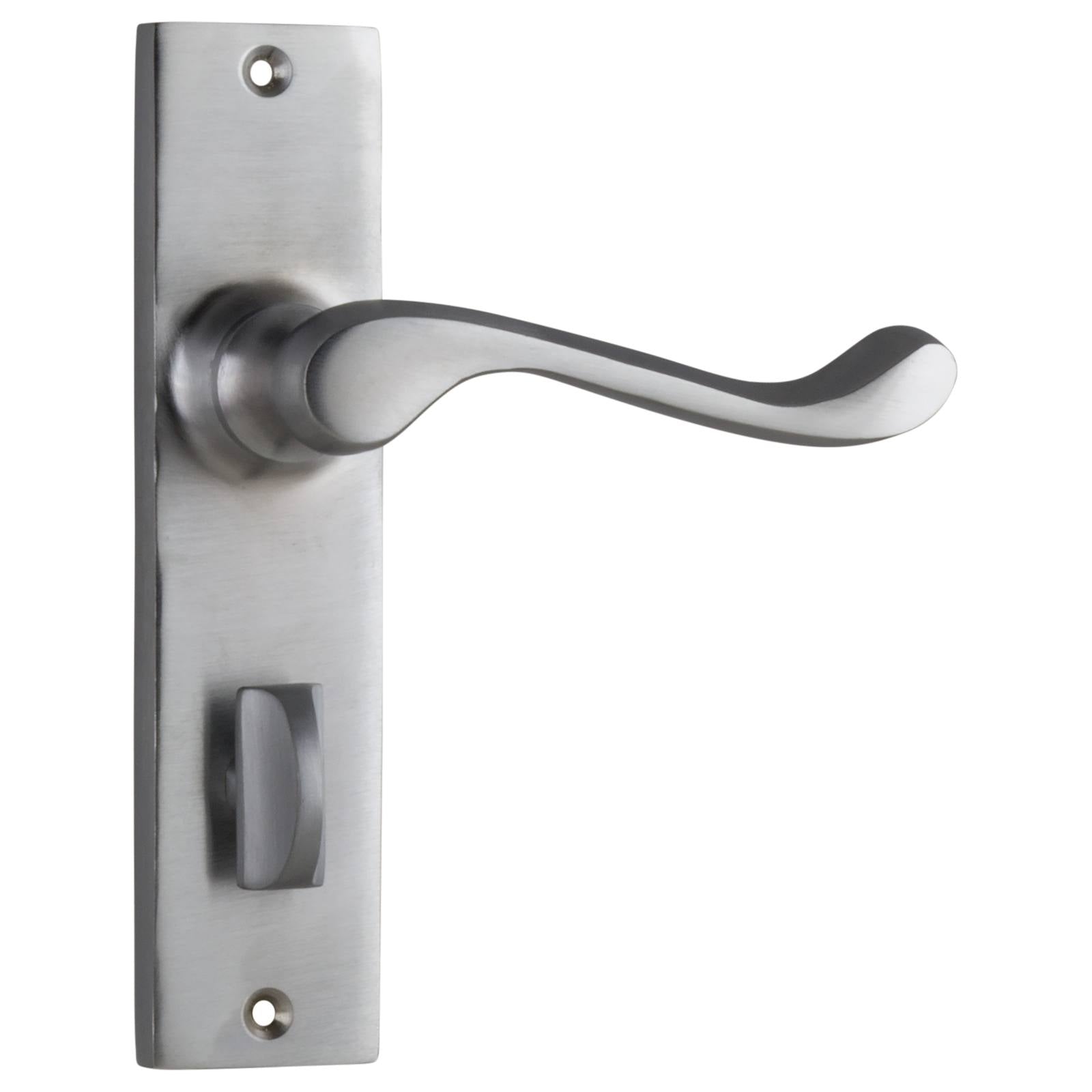 Fremantle Privacy Lever Set, Satin Chrome