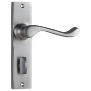 Fremantle Privacy Lever Set, Satin Chrome