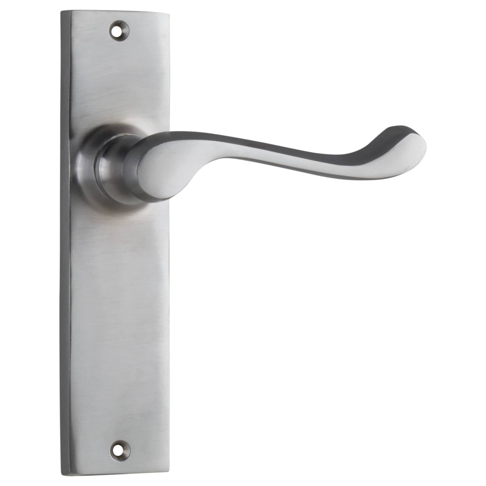Fremantle Lever Latch Set, Satin Chrome