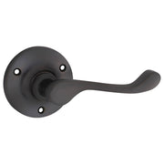 Victorian Lever on Rose Set, Antique Copper