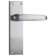 Balmoral Lever Latch Set, Satin Chrome