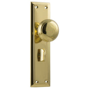 Richmond Privacy Knob Set, Polished Brass