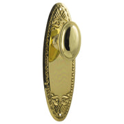 Fitzroy Knob Latch Set, Polished Brass