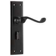 Milton Privacy Lever Set, Antique Copper