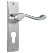 Fremantle Euro Lever Set, Chrome