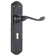 Windsor Lever Lock Set, Antique Copper