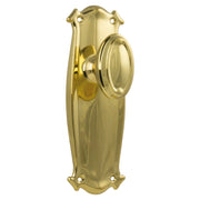 Bungalow Knob Latch Set, Polished Brass