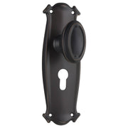 Bungalow Euro Knob Set, Antique Copper