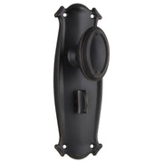 Bungalow Privacy Knob Set, Antique Copper