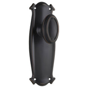 Bungalow Knob Latch Set, Antique Copper