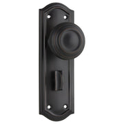 Kensington Privacy Knob Set, Antique Copper