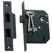 3 Lever Mortice Lock (57mm Backset), Atq Copper
