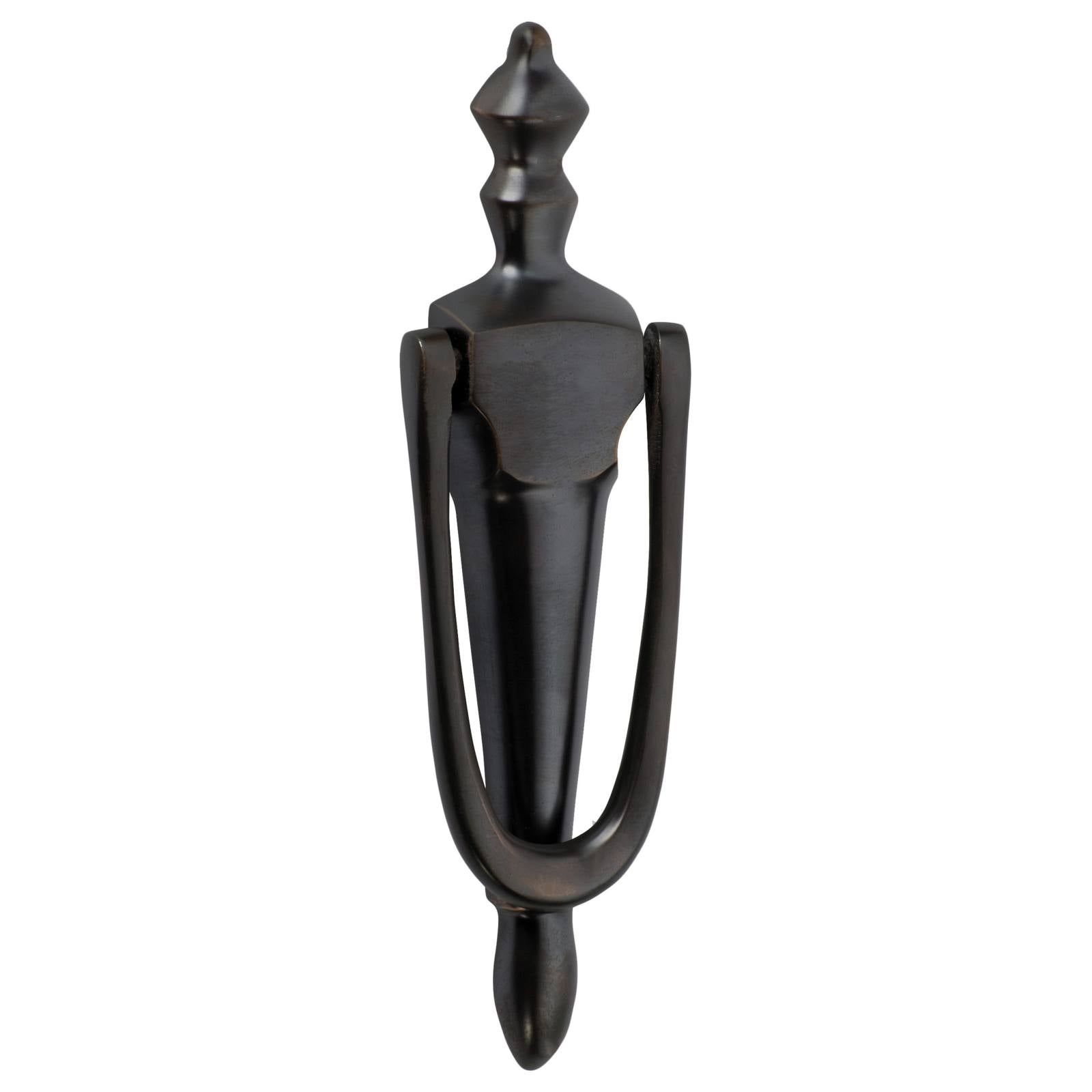 Small Victorian Door Knocker, Antique Copper