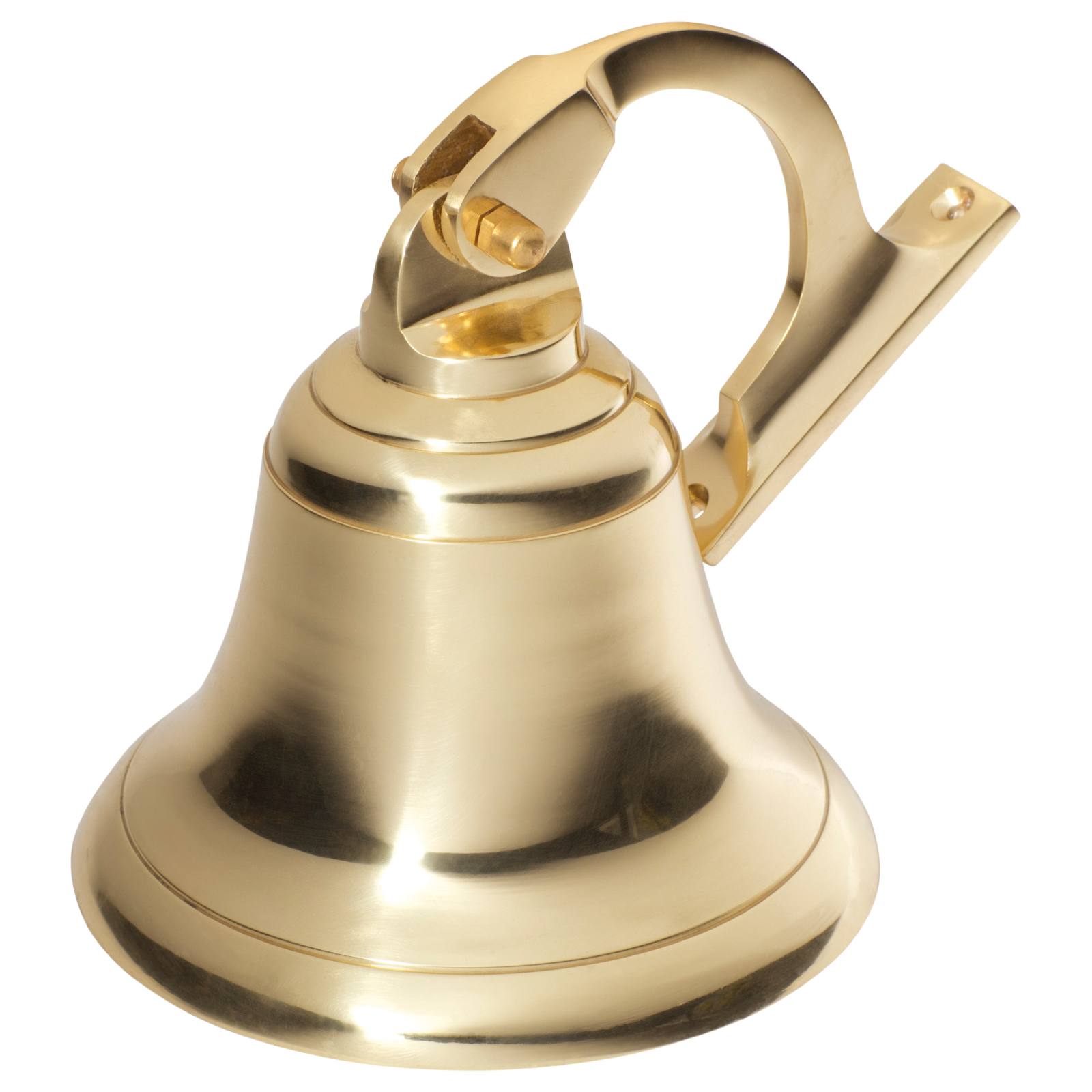 Large Ships Bell, Polished Brass