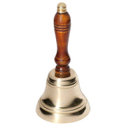 Hand Bell, Polished Brass