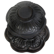 Nouveau Centre Door Knob, Antique Copper