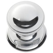 Victorian Centre Door Knob, Chrome