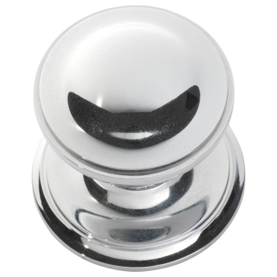 Victorian Centre Door Knob, Chrome
