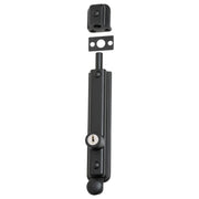 Surface Mounted Locking Door Bolt, Matte Blk