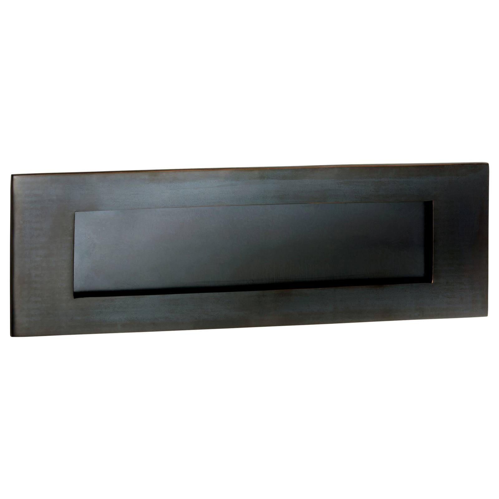 Spring-Loaded Letter Plate, Antique Copper