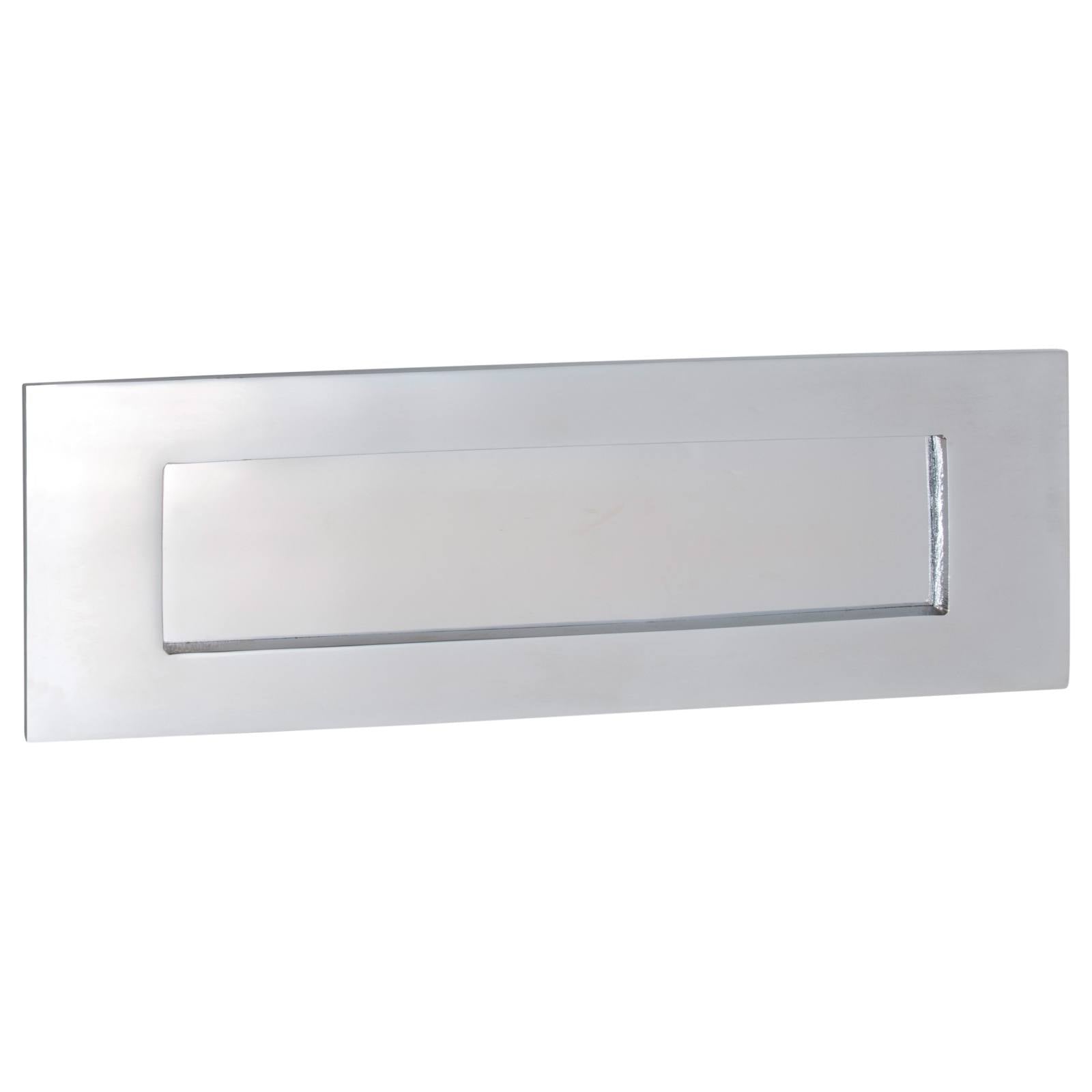 Spring-Loaded Letter Plate, Chrome