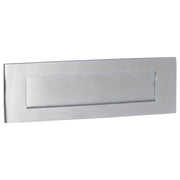 Spring-Loaded Letter Plate, Satin Chrome