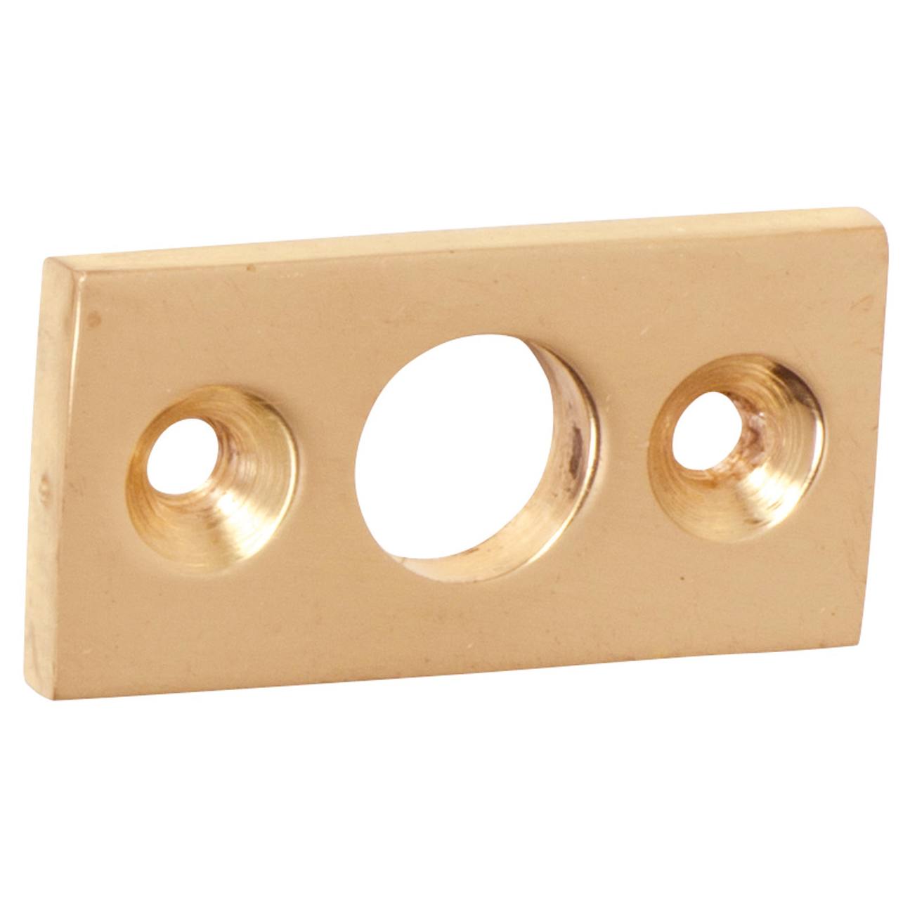 Plate Keeper to Suit 9mm Bolt, Polished Brass