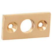 Plate Keeper to Suit 9mm Bolt, Polished Brass