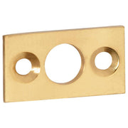 Plate Keeper to Suit 7.5mm Bolt, Polished Brass