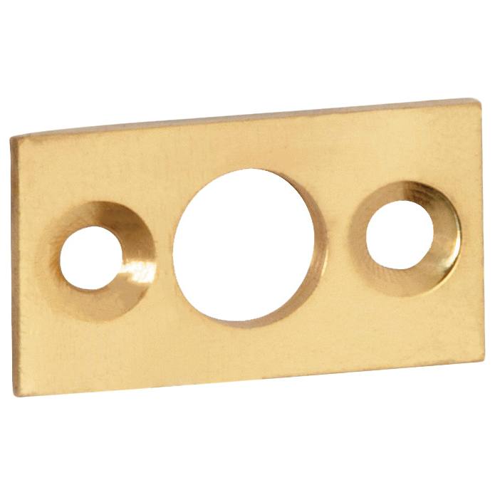 Plate Keeper to Suit 7.5mm Bolt, Polished Brass