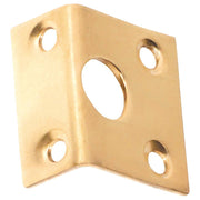 Right Angle Keeper to Suit 9mm Bolt, Pol Brass