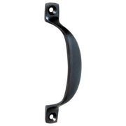 10cm Plain Offset Pull Handle, Antique Copper