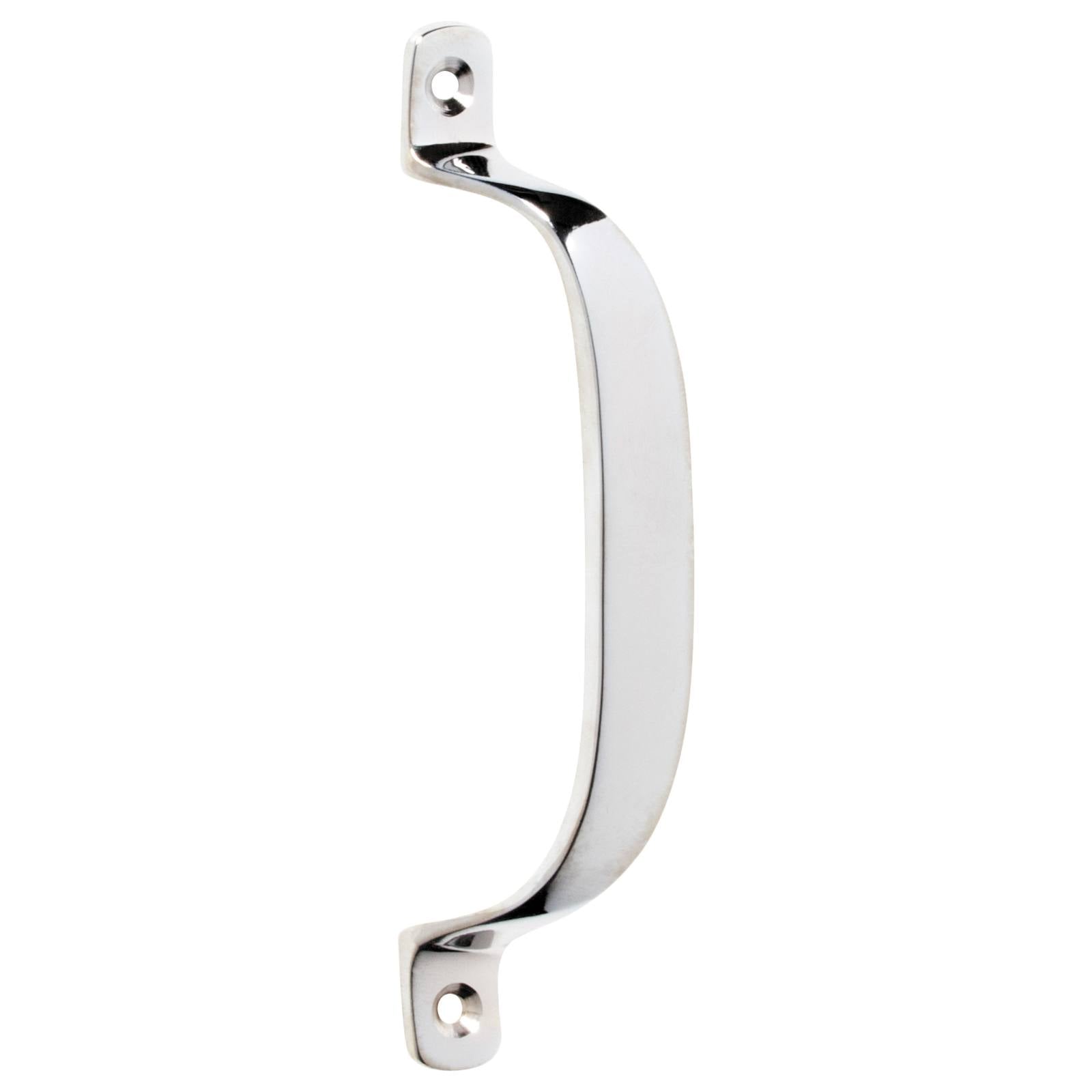 13cm Plain Offset Pull Handle, Chrome