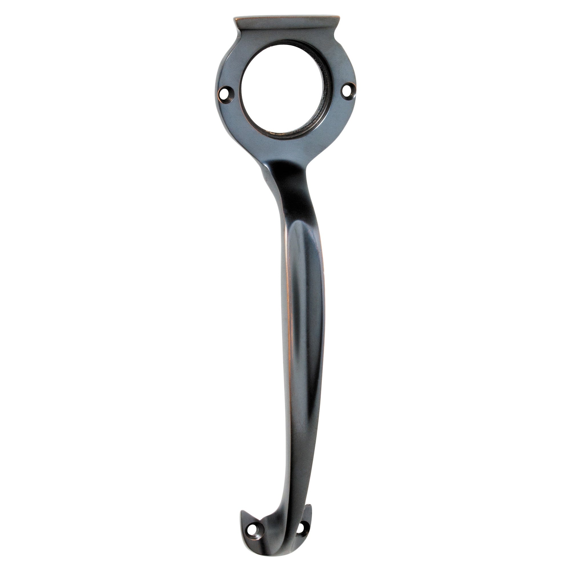 Pull Handle with Cylinder Hole, Antique Copper
