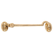 15cm Basic Cabin Hook, Polished Brass