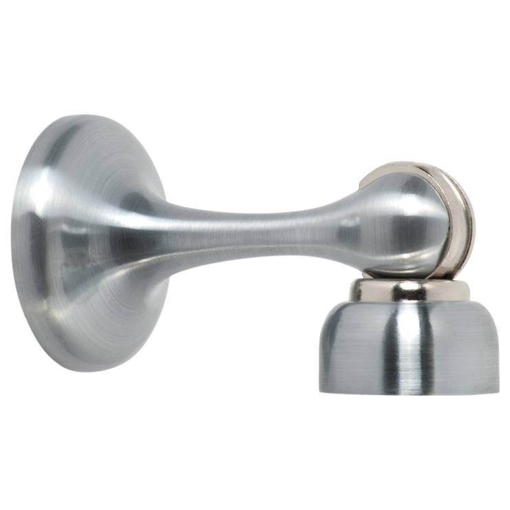 Magnetic Door Stop, Satin Chrome