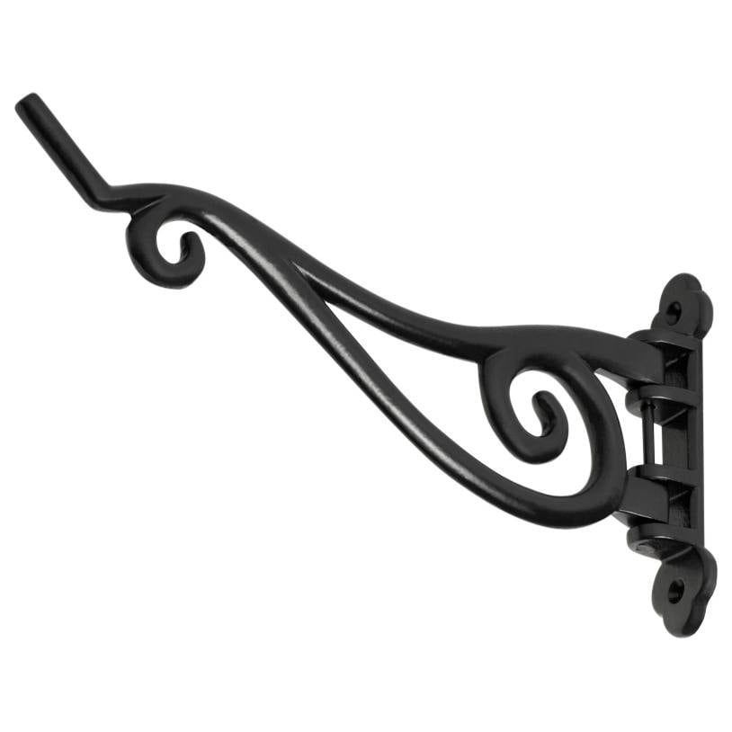 hinged plant hanger Hinged Planter Hook, Matte Blk – Schots Home Emporium