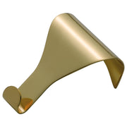 Plain Picture Rail Hook, Polished Brass