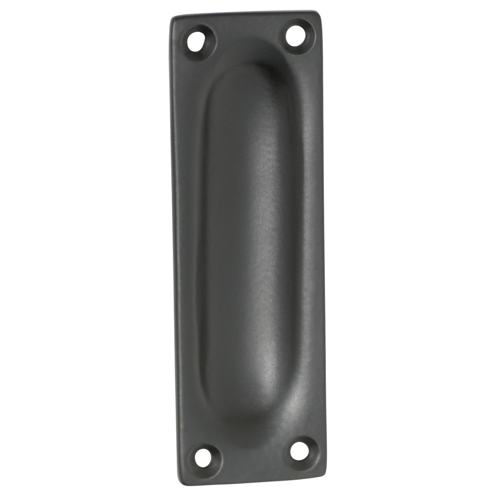 Cabinet Flush Pull, Matte Black