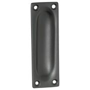 Cabinet Flush Pull, Matte Black