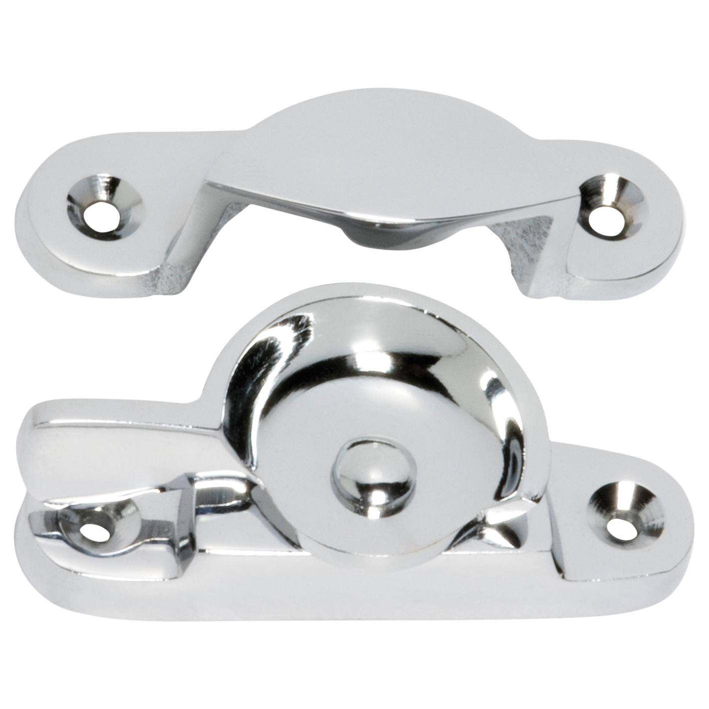 Basic Sash Fastener, Chrome