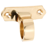 Offset Ring Sash Lift, Polished Brass