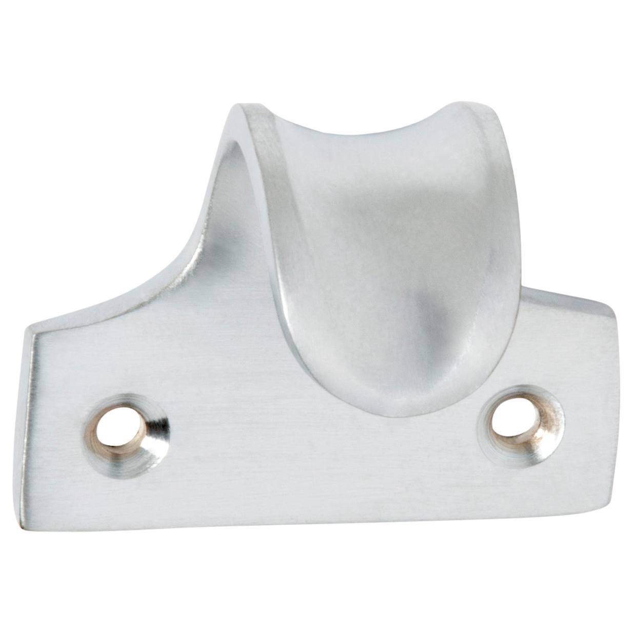Dished Sash Lift, Satin Chrome