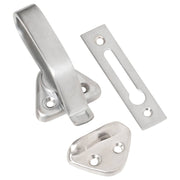 Hopper Window Catch, Satin Chrome
