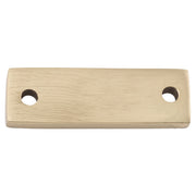 Adaptor Plate for Square Fastener, Polished Brass