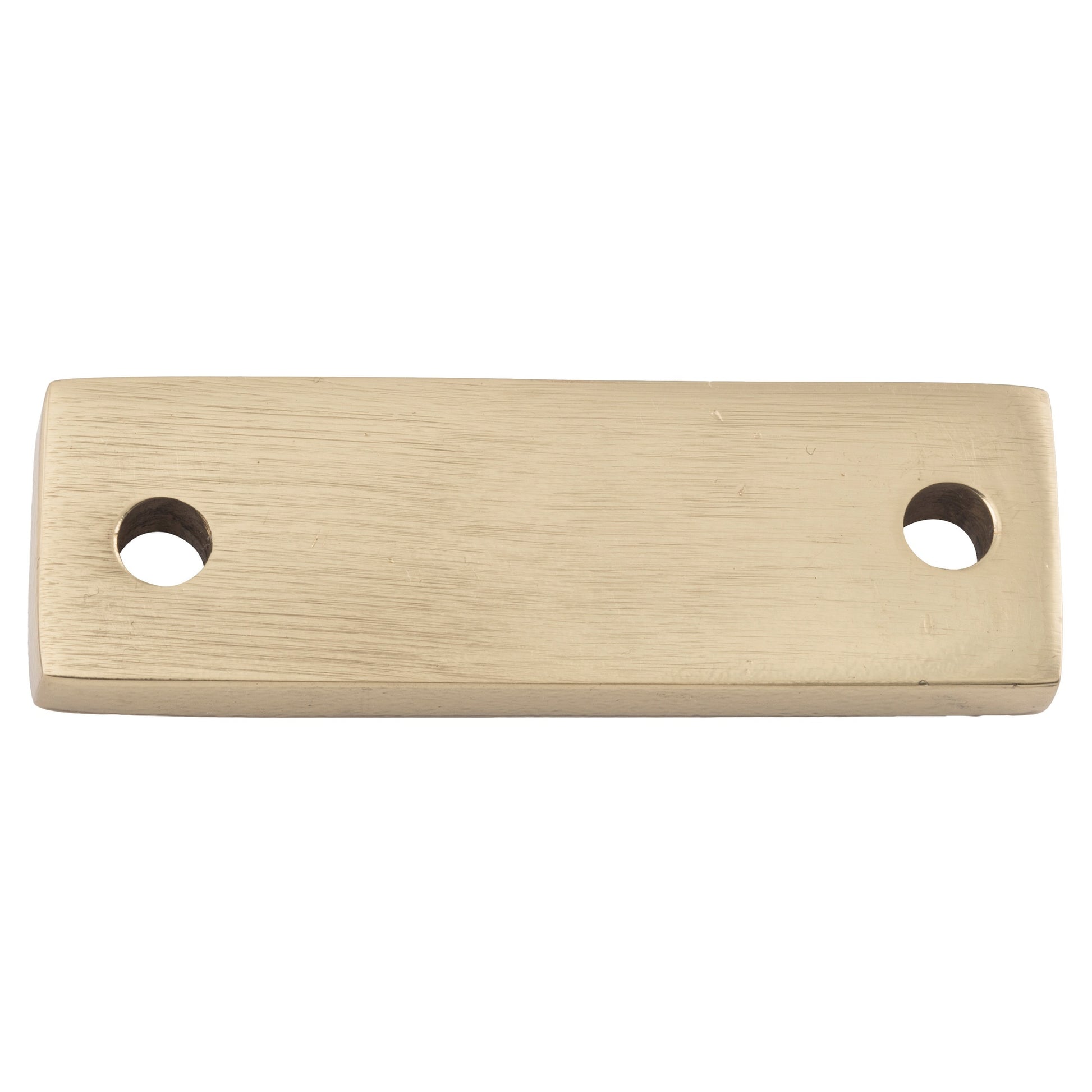 Adaptor Plate for Square Fastener, Polished Brass