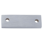 Adaptor Plate for Square Fastener, Satin Chrome