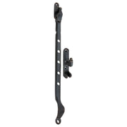 Curved Sidemount Casement Stay, Antique Copper